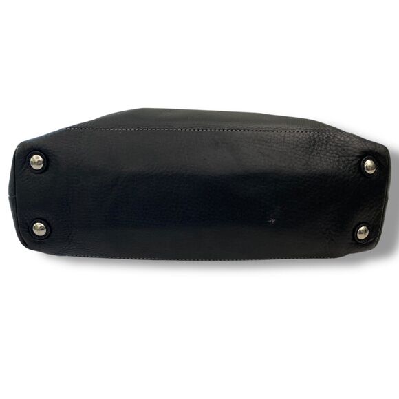 Coach Black Leather Satchel - Picture 4 of 16